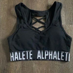 Alphalete sports bra size M black